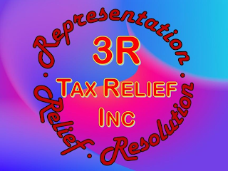 3R TAX RELIEF INC REPRESENTATION. RELIEF. RESOLUTION. logo