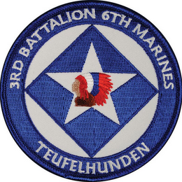 3RD BATTALION 6TH MARINES TEUFELHUNDEN logo