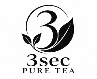 3SEC PURE TEA logo