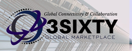 3SIXTY GLOBAL MARKETPLACE GLOBAL CONNECTIVITY & COLLABORATION logo