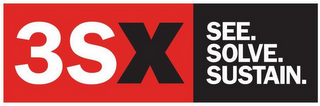 3SX SEE. SOLVE. SUSTAIN. logo