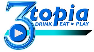 3TOPIA DRINK EAT PLAY logo