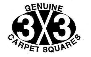 3X3 GENUINE CARPET SQUARES logo