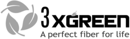 3XGREEN A PERFECT FIBER FOR LIFE logo