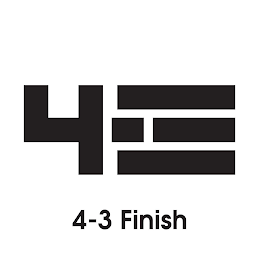4 3 4-3 FINISH logo