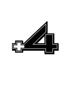 +4 logo