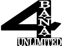 4 B.A.N.A. UNLIMITED logo
