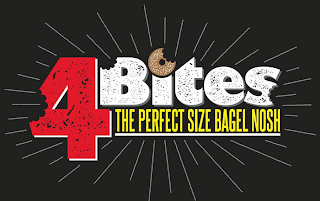 4 BITES THE PERFECT SIZE BAGEL NOSH logo