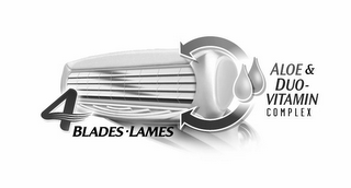 4 BLADES LAMES ALOE & DUO-VITAMIN COMPLEX logo