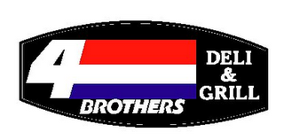 4 BROTHERS DELI & GRILL logo