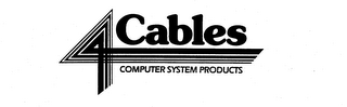 4 CABLES COMPUTER SYSTEM PRODUCTS logo