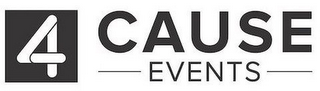 4 CAUSE EVENTS logo