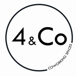 4 & CO COWORKING SPACES logo