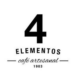 4 ELEMENTOS CAFÉ ARTESANAL 1903 logo