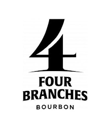 4 FOUR BRANCHES BOURBON logo