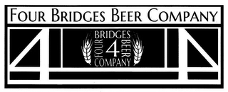 4 FOUR BRIDGES BEER COMPANY logo