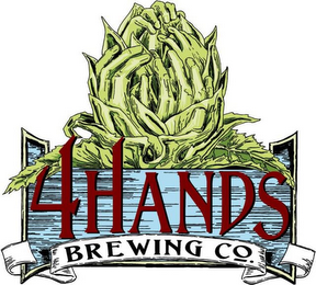4 HANDS BREWING CO. logo