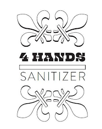 4 HANDS SANITIZER logo