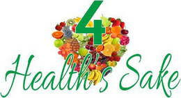 4 HEALTH'S SAKE logo