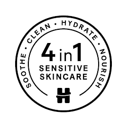 4 IN 1 SENSITIVE SKINCARE SOOTHE CLEAN HYDRATE NOURISH H logo