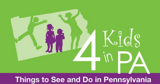 4 KIDS IN PA THINGS TO SEE AND DO IN PENNSYLVANIA logo
