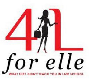 4 L FOR ELLE WHAT THEY DIDN'T TEACH YOU IN LAW SCHOOL logo