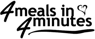 4 MEALS IN 4 MINUTES logo