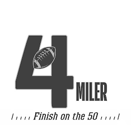 4 MILER FINISH ON THE 50 logo