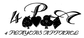 4 PA 4 PLAYERS APPAREL logo