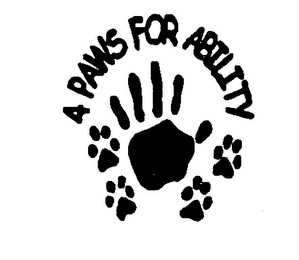 4 PAWS FOR ABILITY logo