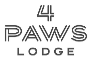 4 PAWS LODGE logo