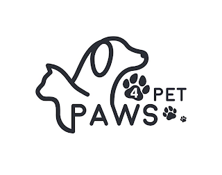 4 PET PAWS logo
