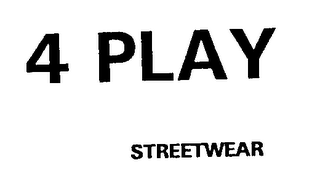 4 PLAY STREETWEAR logo