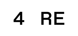 4 RE logo
