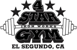 4 STAR GYM IRON WORKS, EL SEGUNDO, CA logo