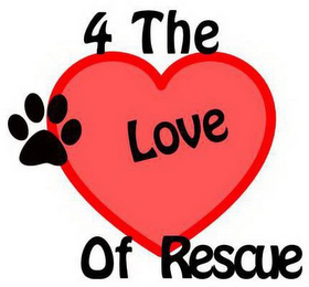 4 THE LOVE OF RESCUE logo