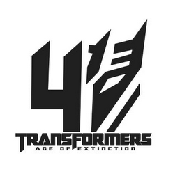 4 TRANSFORMERS AGE OF EXTINCTION logo