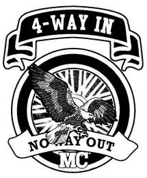4-WAY IN NO WAY OUT MC logo