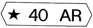 40 AR logo