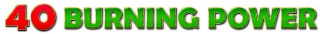 40 BURNING POWER logo