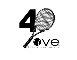 40 LOVE TENNIS INSPIRATIONS logo