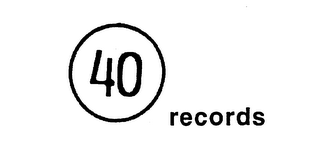 40 RECORDS logo