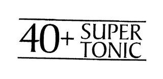 40+ SUPER TONIC logo