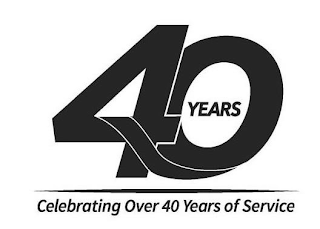 40 YEARS CELEBRATING OVER 40 YEARS OF SERVICE logo