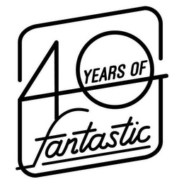 40 YEARS OF FANTASTIC logo