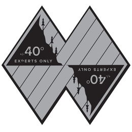 +/- 40 º EXPERTS ONLY +/- 40 º EXPERTS ONLY logo