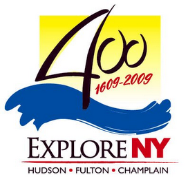 400 1609-2009 EXPLORE NY HUDSON FULTON CHAMPLAIN logo