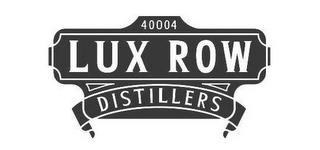 40004 LUX ROW DISTILLERS logo
