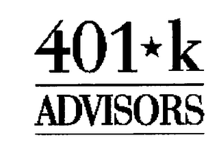 401 K ADVISORS logo