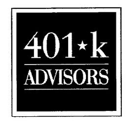 401 K ADVISORS logo